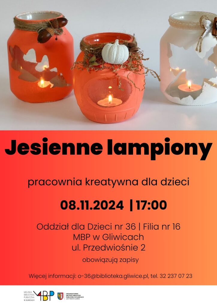 Plakat z informacją o pracowni kreatywnej dla dzieci