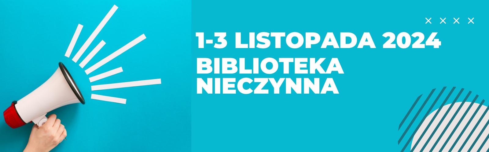 1-3 listopada – Biblioteka nieczynna