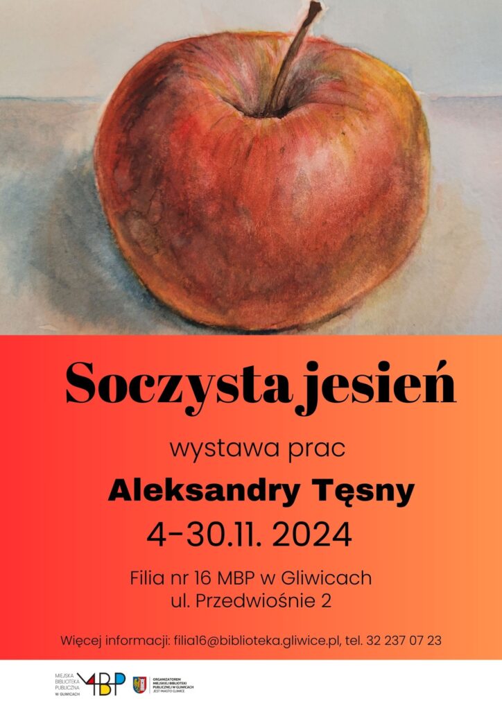 Plakat z informacją o wystawie