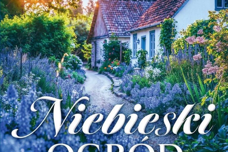 Niebieski ogród. Okładka