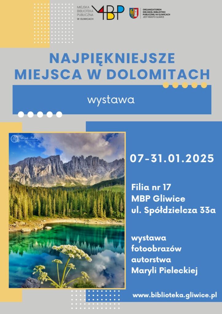 Plakat z informacją o wystawie