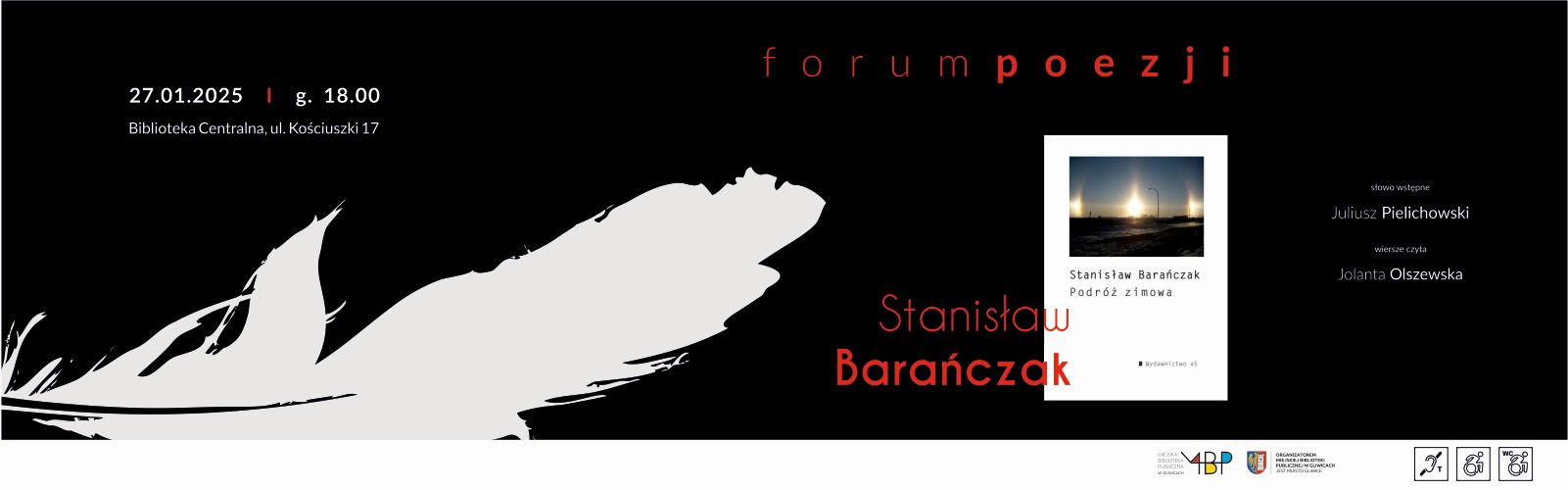 Baner z informacją o forum poezji