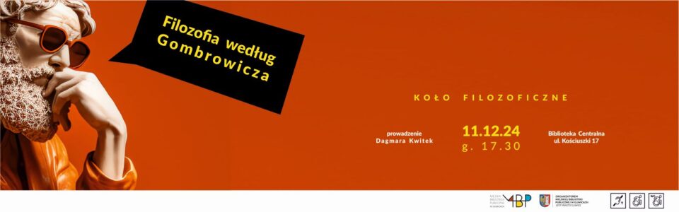 Baner z informacją o kole filozoficznym