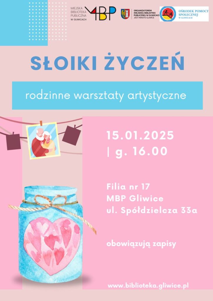 Plakat z informacją o warsztatach