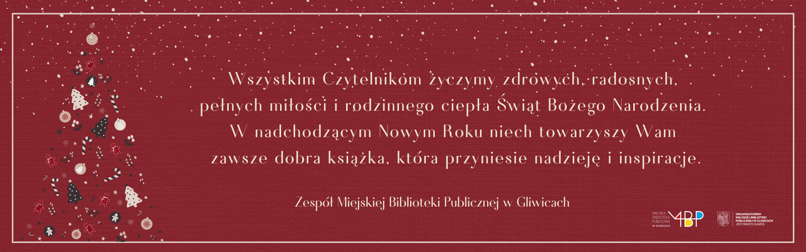 Radosnych Świąt i Szczęśliwego Nowego Roku!