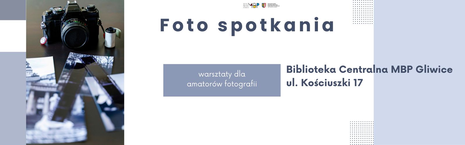 Baner z informacją o warsztacie