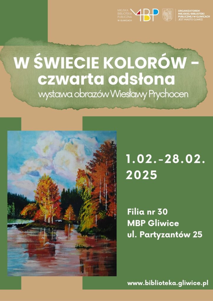 Plakat z informacją o wystawie