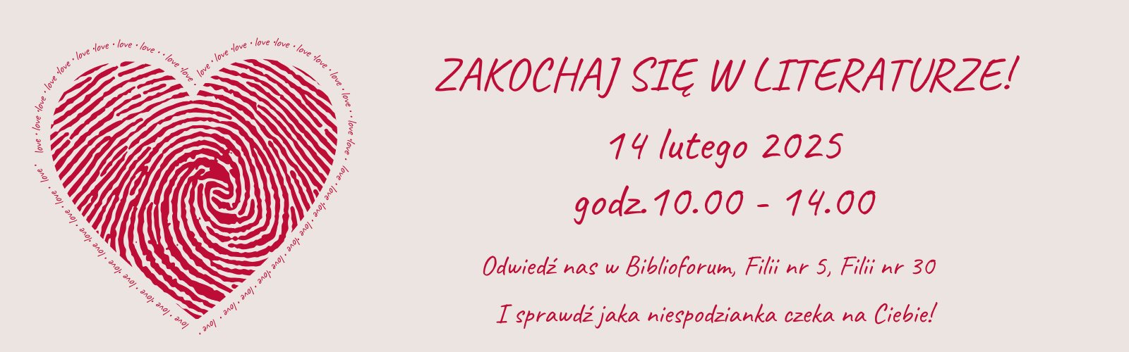 Baner z informacją o wydarzeniu