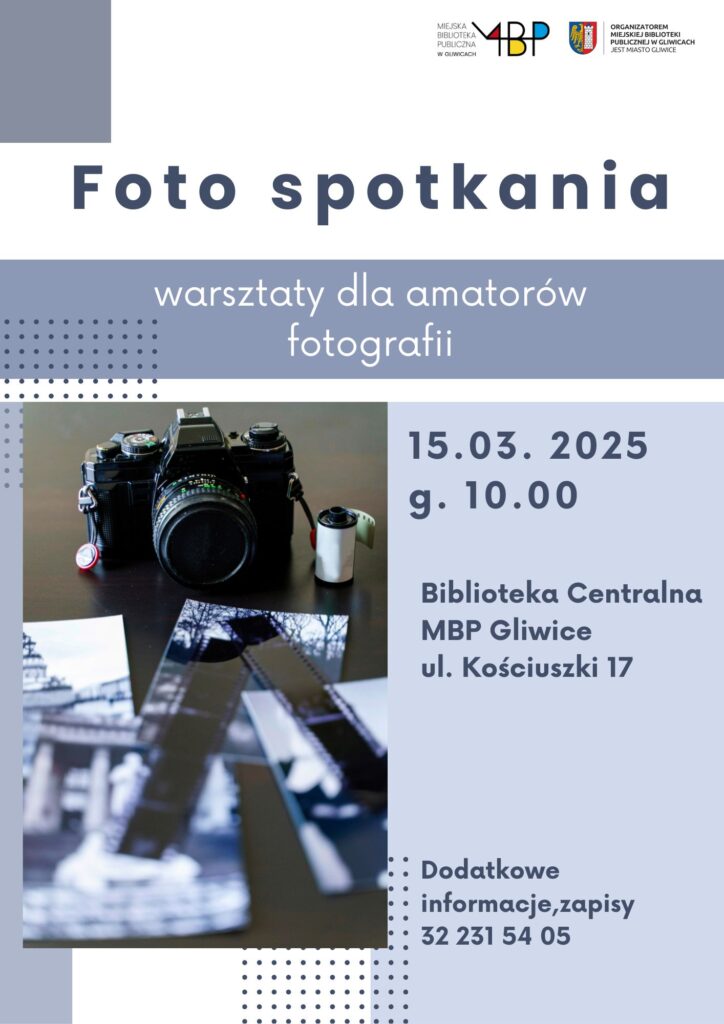 Plakat z informacją o warsztacie