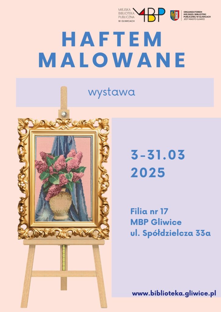 Plakat z informacją o wystawie