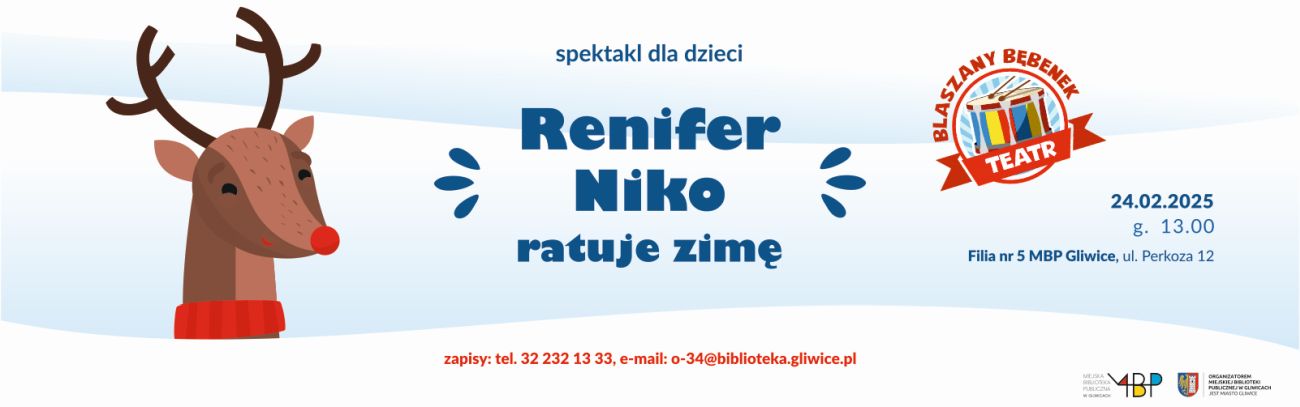 Teatrzyk: Renifer Niko ratuje zimę