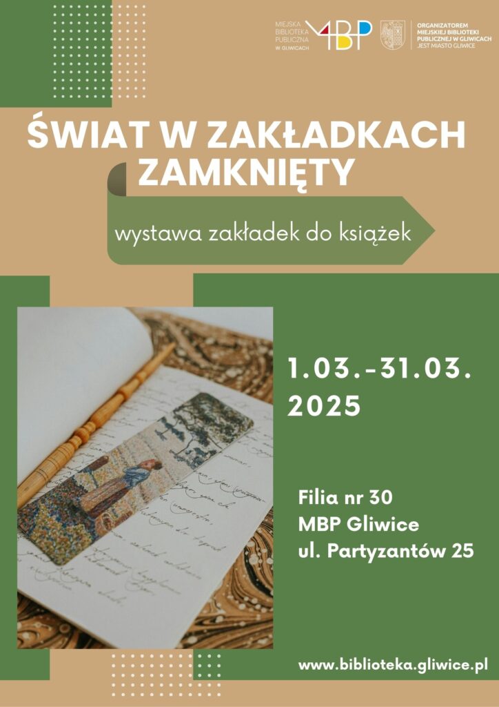 Plakat z informacją o wystawie