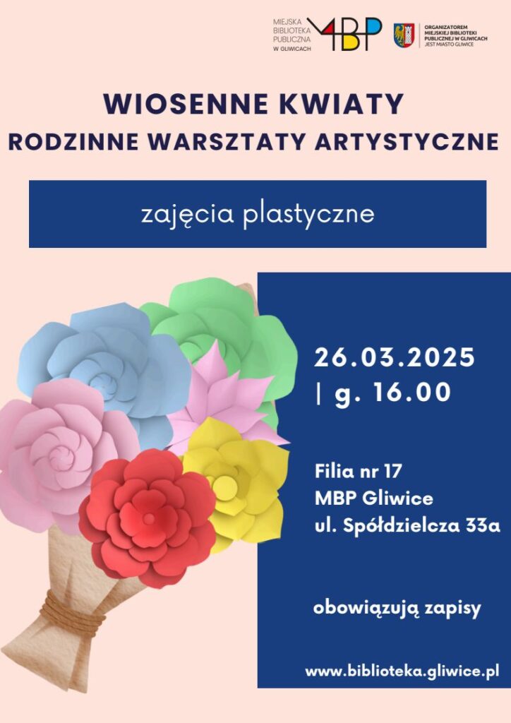 Plakat z informacją o warsztatach