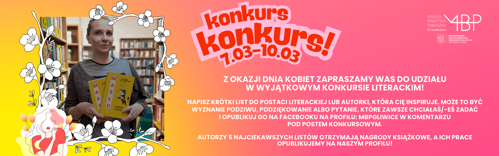 Baner z informacją o konkursie