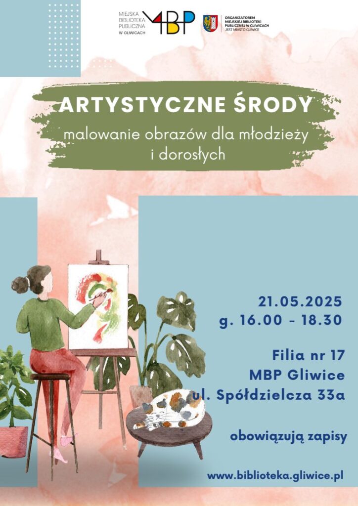Plakat z informacją o warsztacie
