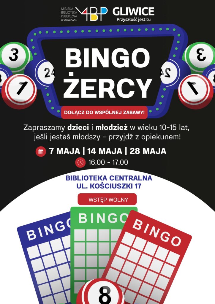 Plakat z informacją o zajęciu dla dzieci i młodzieży