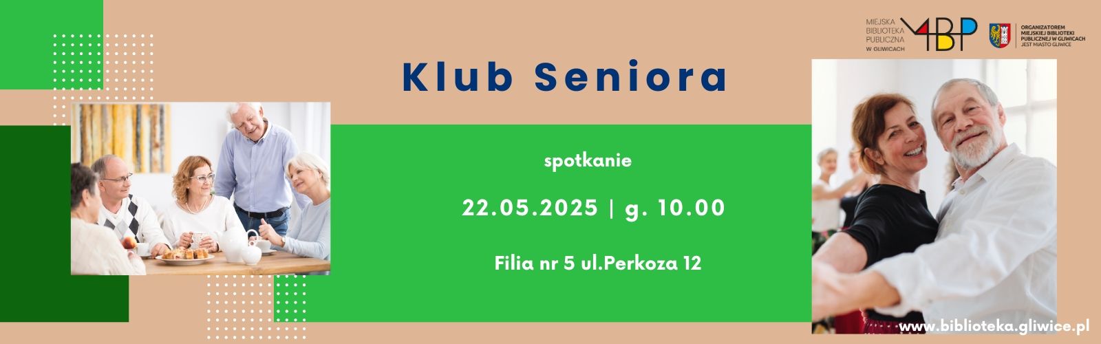 Baner o Spotkaniu Klubu Seniora