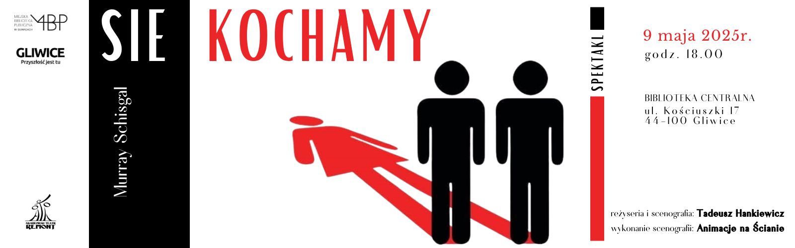 Baner z informacją o spektaklu