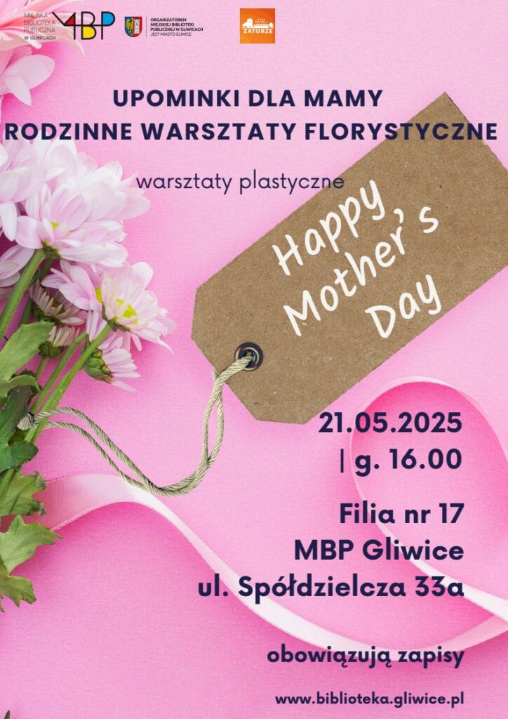 Plakat z informacją o warsztatach