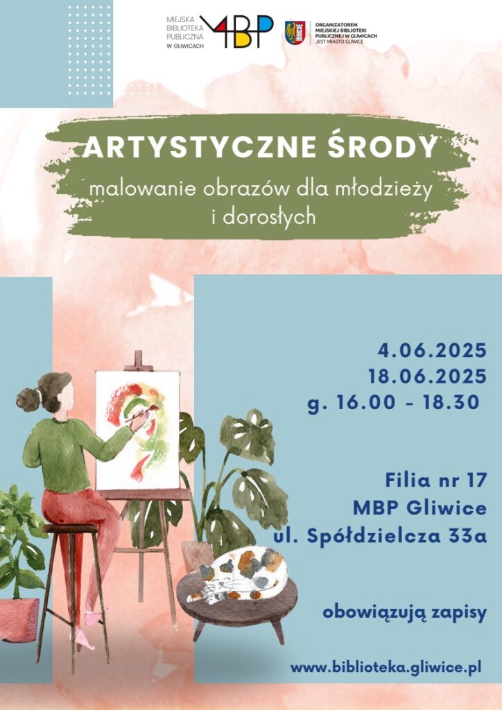 Plakat z informacją o warsztacie
