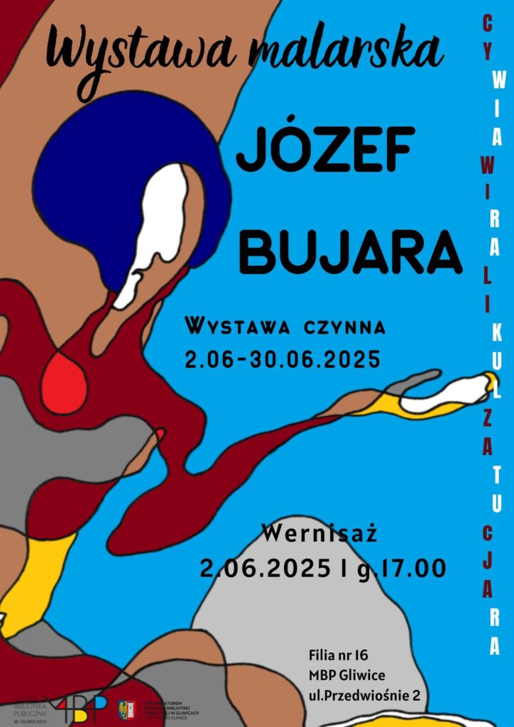 Plakat z informacją o wystawie