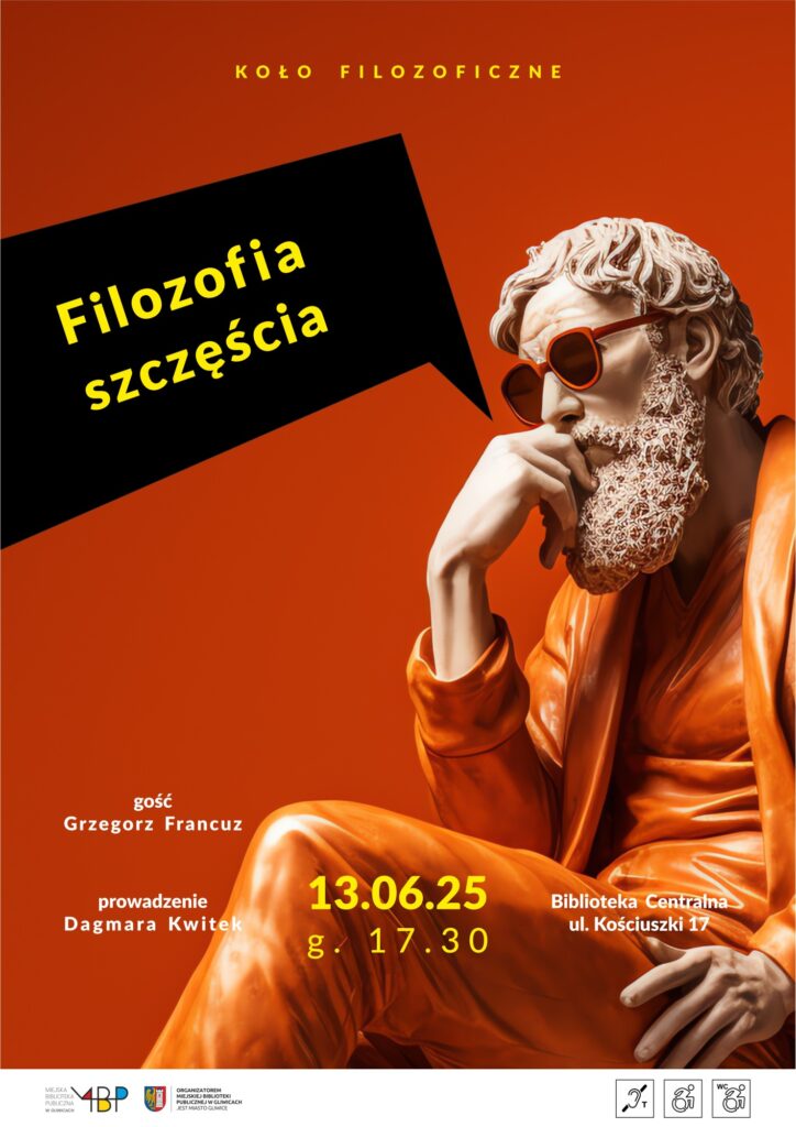 Plakat z informacją o kole filozoficznym