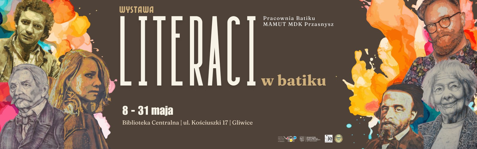 Baner z informacją o wystawie