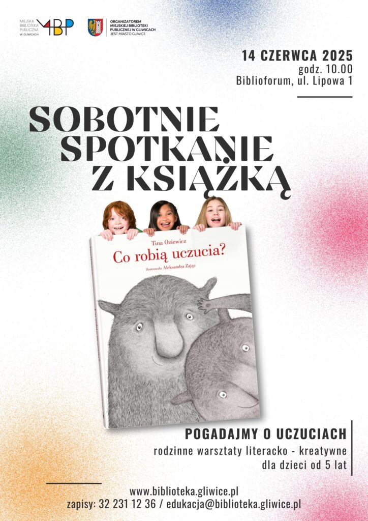 Plakat z informacją o wydarzeniu dla dzieci