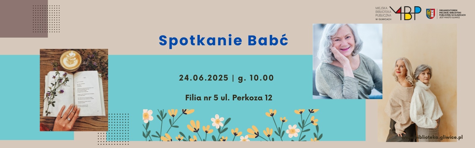 Baner z informacją o spotkaniu