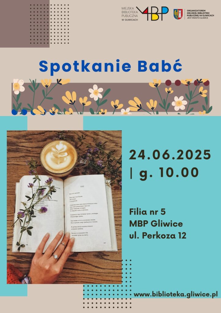 Plakat z informacją o spotkaniu