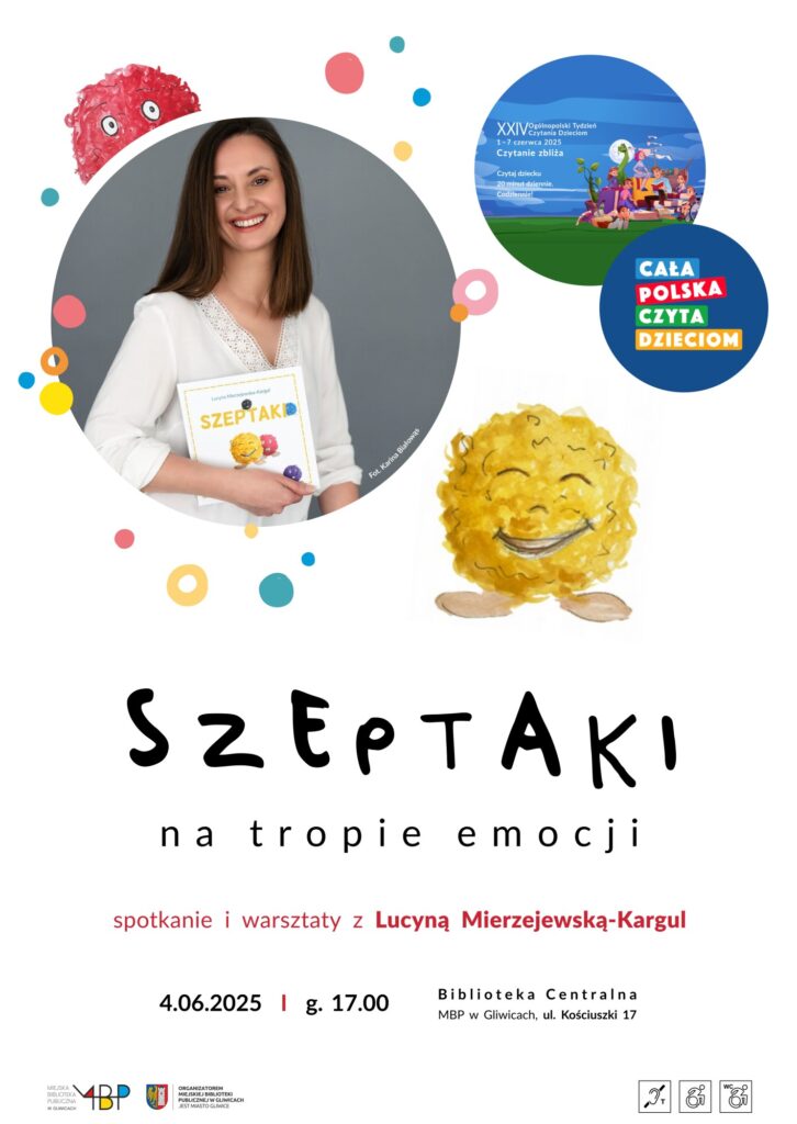 Plakat z informacją o wydarzeniu dla dzieci