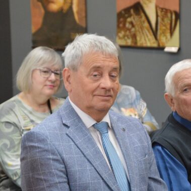 Prezes koła Polskiego Związku Niewidomych w Gliwicach – Ireneusz Lutecki
