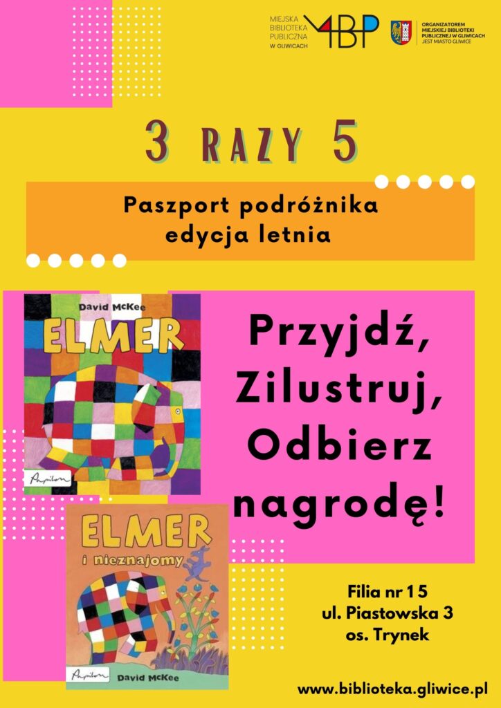Plakat z informacją o zajęciu dla dzieci