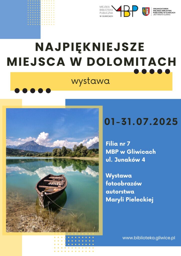 Plakat z informacją o wystawie