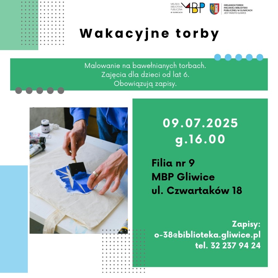 Baner z informacją o zajęciu dla dzieci