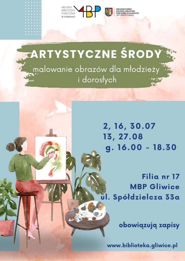 Plakat z informacją o warsztacie