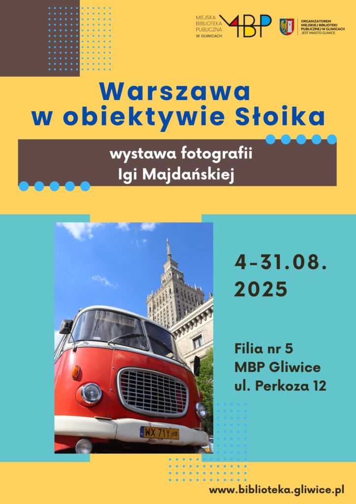 Plakat z informacją o wystawie