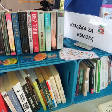 Książki czekające na wymianę