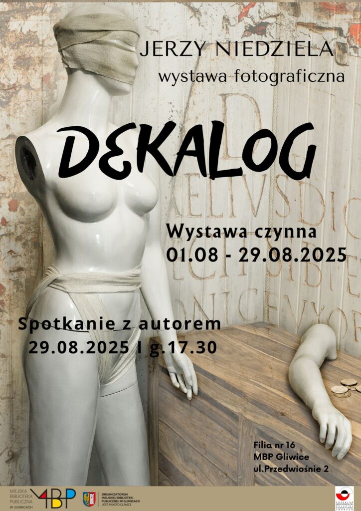 Plakat z informacją o wystawie