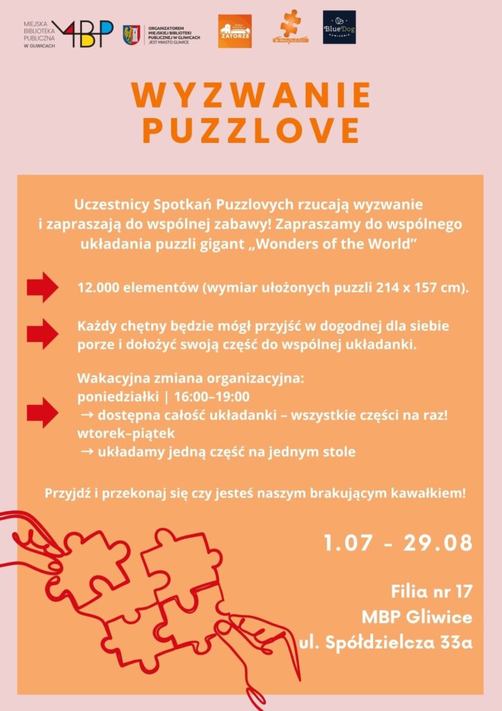 Plakat opisowy z informacją o wydarzeniu
