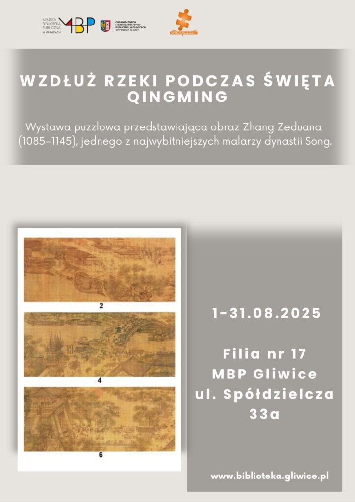 Plakat z informacją o wystawie