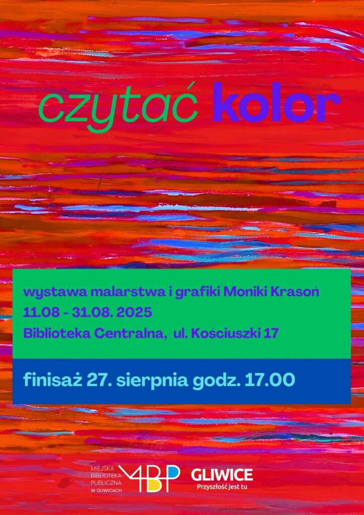 Plakat z informacją o wystawie
