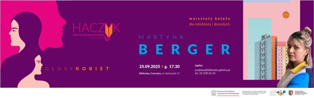 Baner z informacją o warsztatach
