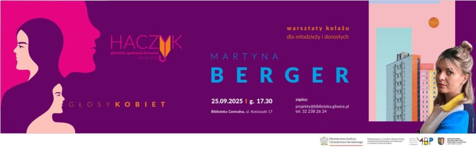 Baner z informacją o warsztatach