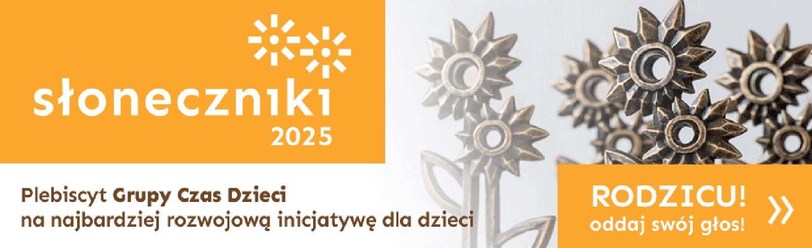 Baner z informacją o plebiscycie