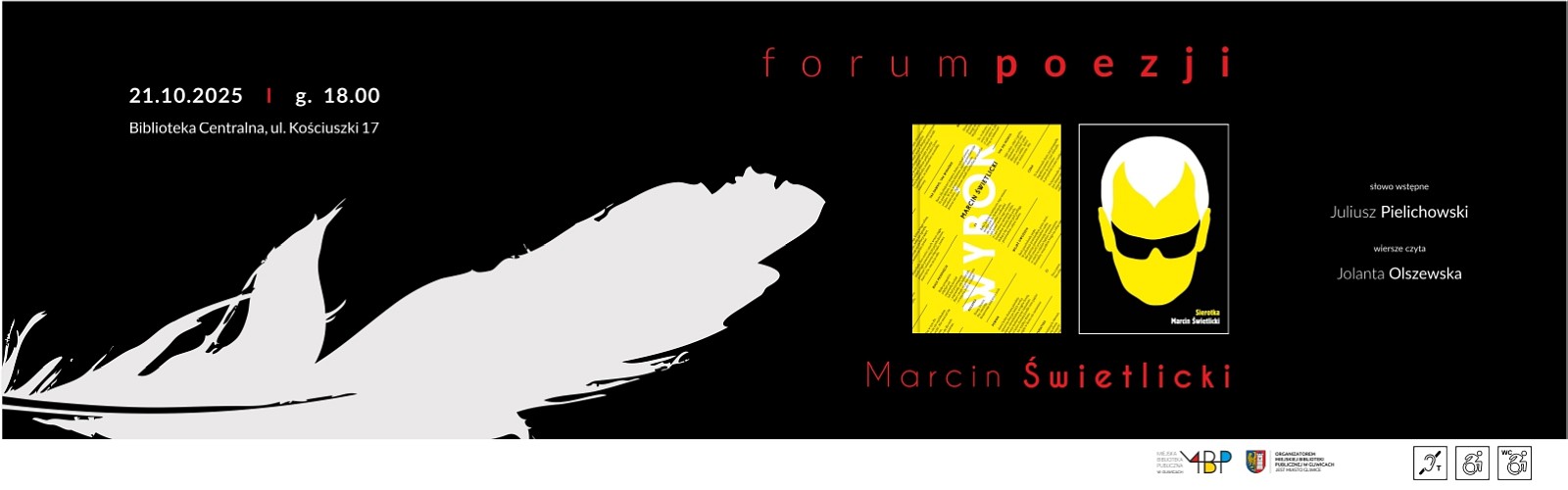 Baner z informacją o forum poezji