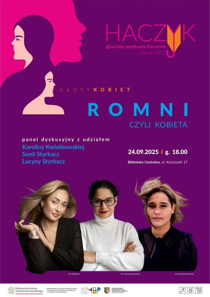 Plakat z informacją o panelu dyskusyjnym