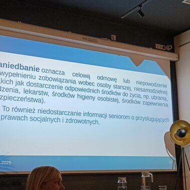 Na ekranie jest wyświetlany slajd o zaniedbaniu