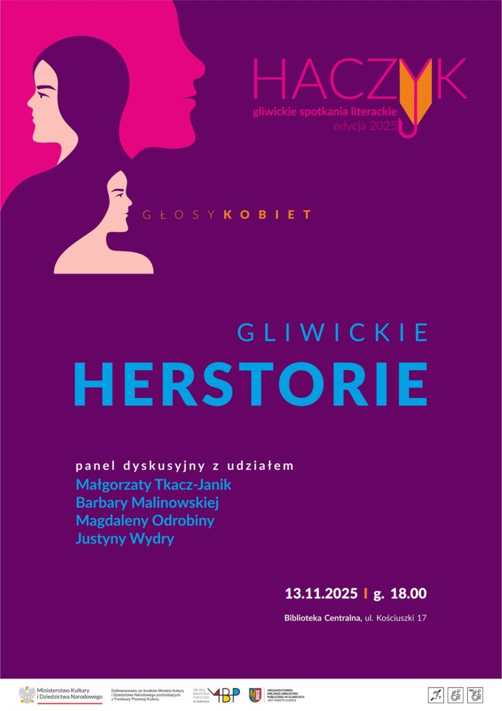 Plakat z informacją o panelu dyskusyjnym
