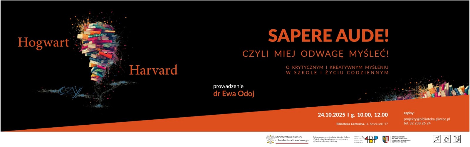 Baner z informacją o wydarzeniu